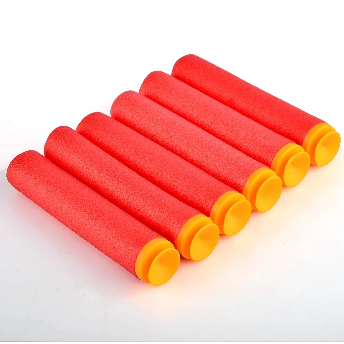 Balas de espuma de cabeza de tipo succionado, balas suaves de 120 piezas para la serie Nerf Mega, Color Rojo