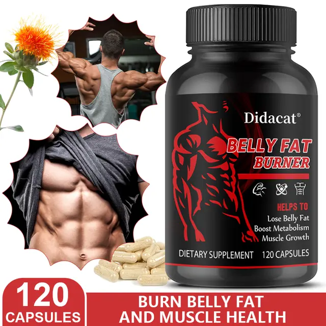 Belly Fat Burner for Men - Burn Belly Fat, Tighten Abs, Boost Muscle