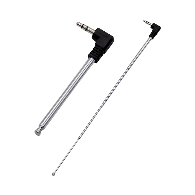 3.5mm Jack Mobile Phone Mini FM Radio Receiver Antenna Retractable Aerial Plug-in Card Audio Antenna FM Dedicated