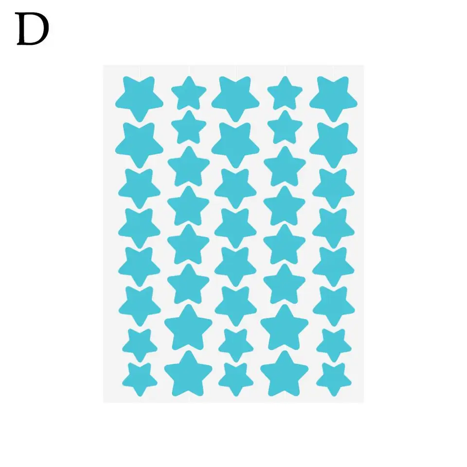 40pcs Colorful PE Pimple Patches Cute Star Shaped Pimple Cover Sticker Invisible Pimple Cover Removal Pimple Patch, image 8