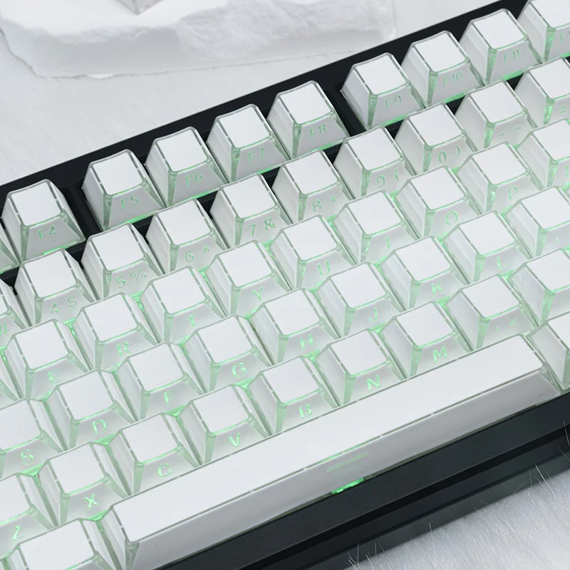 Light and shadow 4.0 side engraved keycap folding original angular light transmission PBT two-color injection molding 61/75/87/9