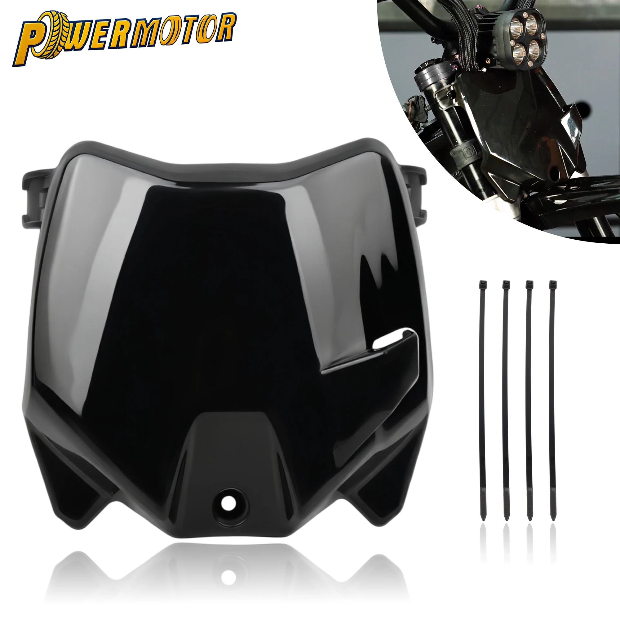 

For Surron Light Bee S X Talaria Sting MX3 MX4 Motocross Front Number Plate Electric Dirt Bike License Number Plate Replacement