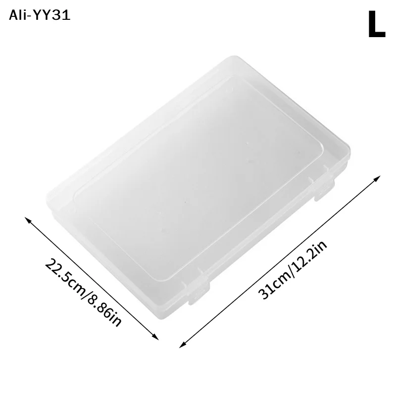 (YY) 1 pieza 2025, nuevo soporte de exhibición de puntas de uñas transparente, tablero de muestra de uñas de plástico, contenedor de exhibición de uñas postizas, herramientas de decoración de uñas