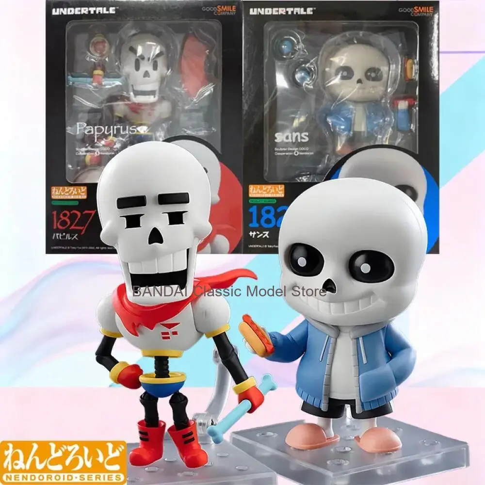 

В наличии: Оригинальная коробка GSC, фигурки Nendoroid 1826, 1827 UNDERTALE Papyrus Sans, аниме-фигурки, модель, подарок для ребенка, упаковка в пенопластовой коробке.