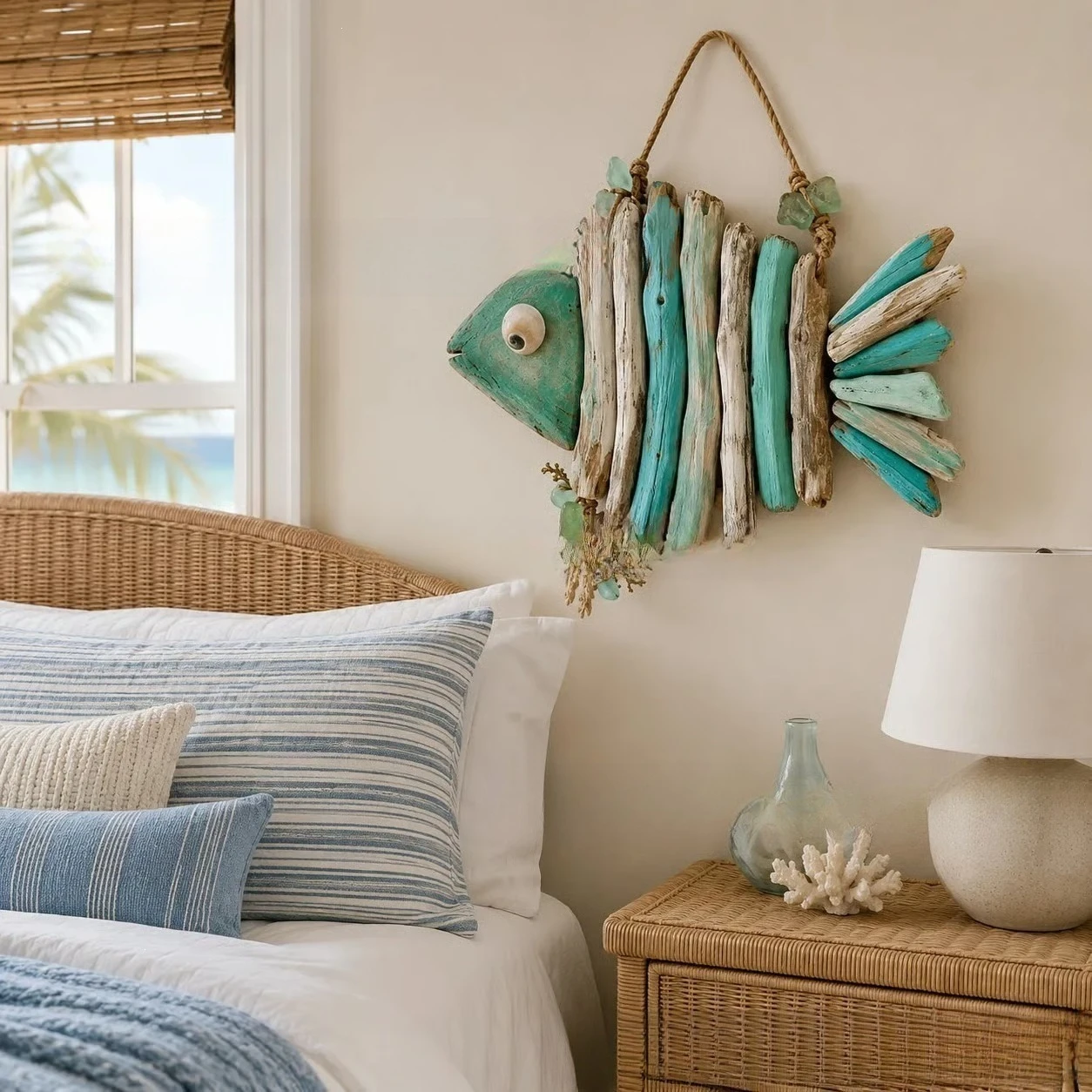 2026 Fish Style Bohemian Hanging Decor Style Handmade Hanging Ornament Resin Wall Home Decor Good looking