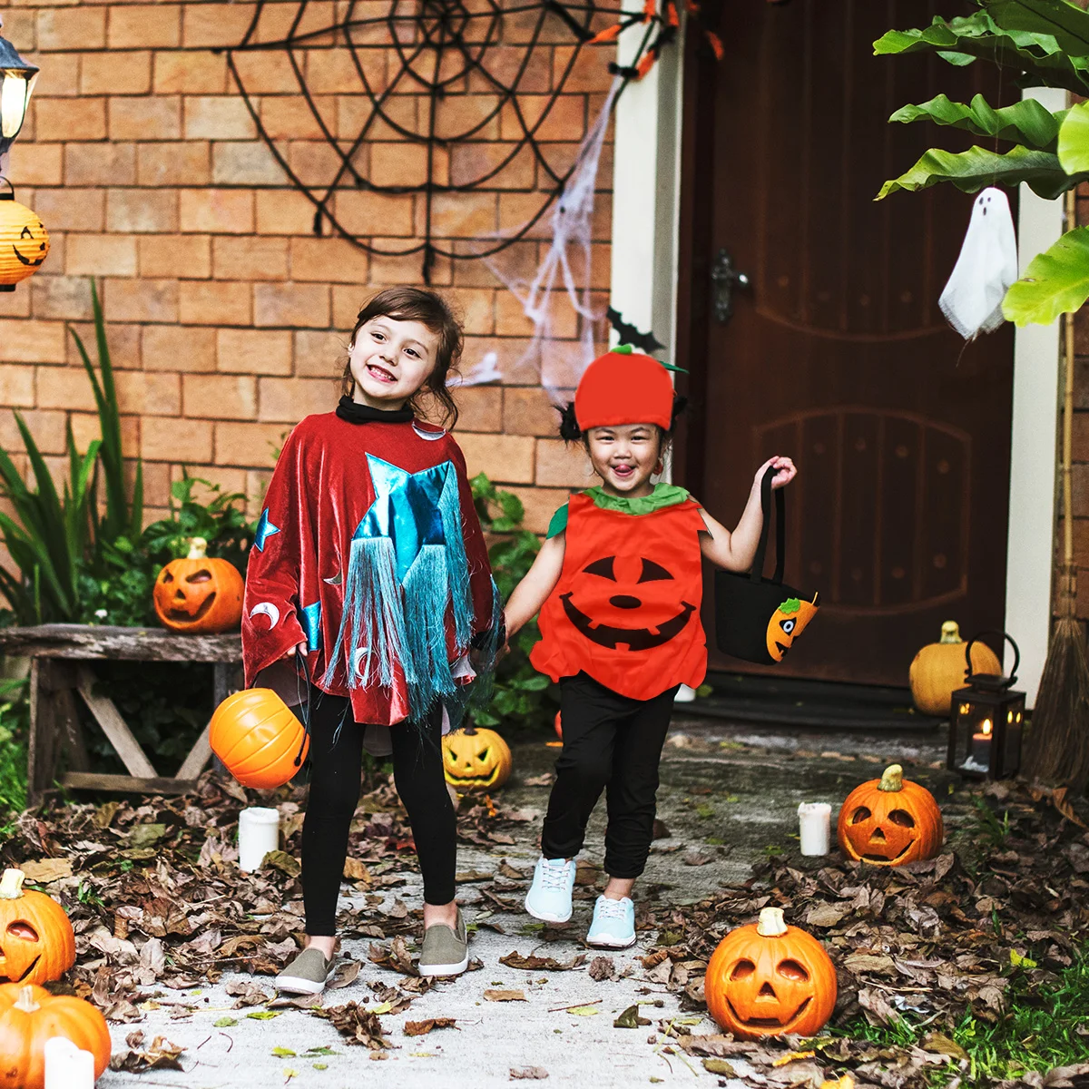 

Pumpkin Costume Cosplay Costume Dress Soft Flannel Cosplay Masquerade Outfit Outfit Masquerade Stage Performance