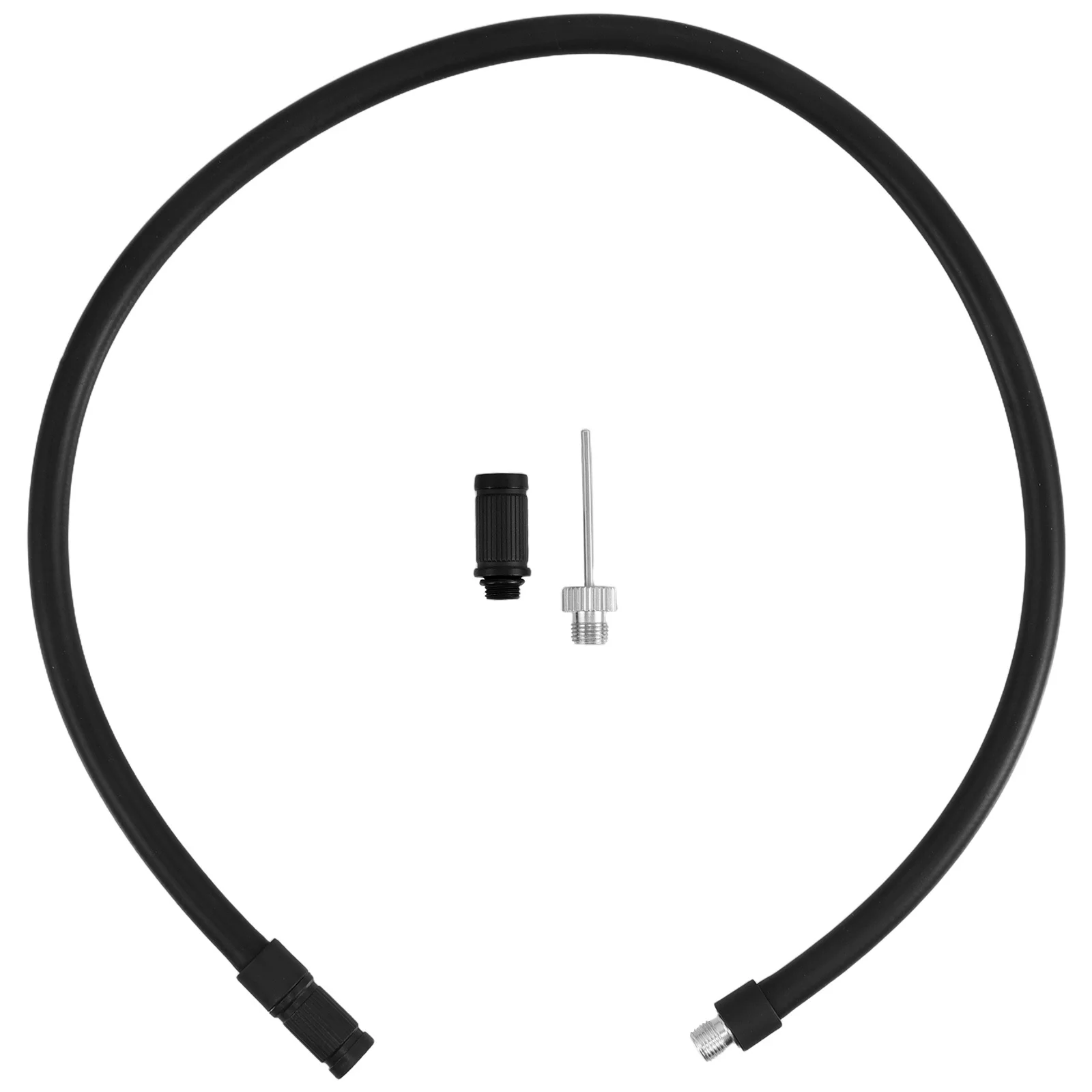 1 مجموعة خرطوم مضخة ضاغط الهواء مع صمام فرنسي منفاخ إطارات مدمج لملحقات الدراجة إطارات السيارات دراجة نارية التضخم السريع #1