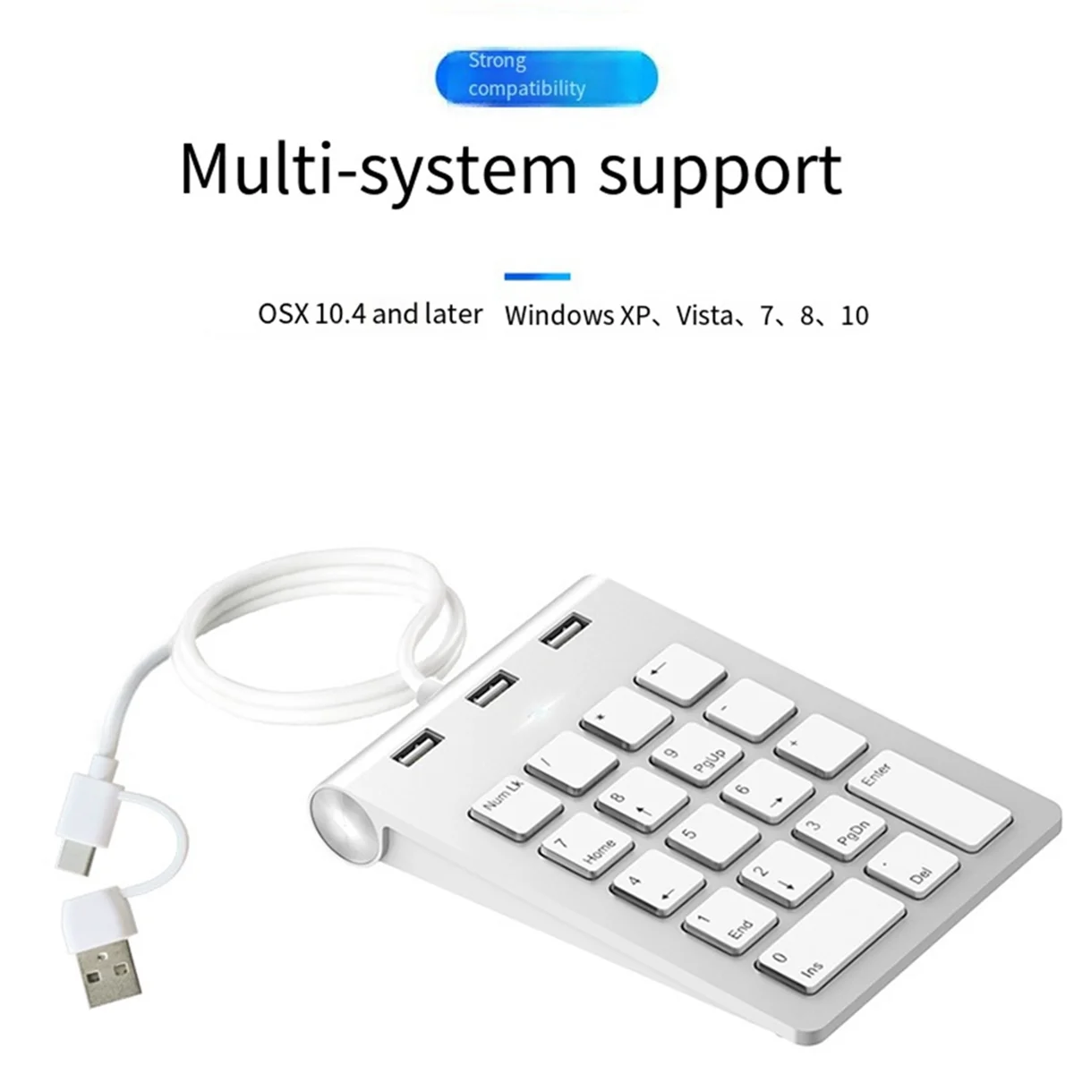 인기 있는 미니 숫자 키패드 키보드 18키 숫자 키패드 숫자 패드 숫자 패드