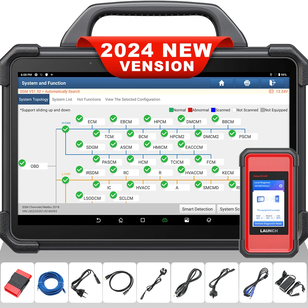 Modellancering X431 Pad 7 Ev Kit Voertuiginspectieapparaat Scanner Auto Computer Tester Auto Diagnostische Hulpmiddelen