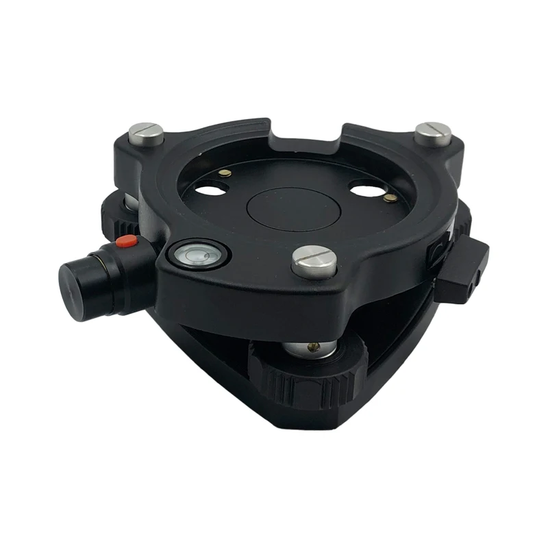 FDJ01L Yellow/Black Tribrach With Laser Adjustable Plummet For Total station Level  Adapter Base GPS Mounting Surveying