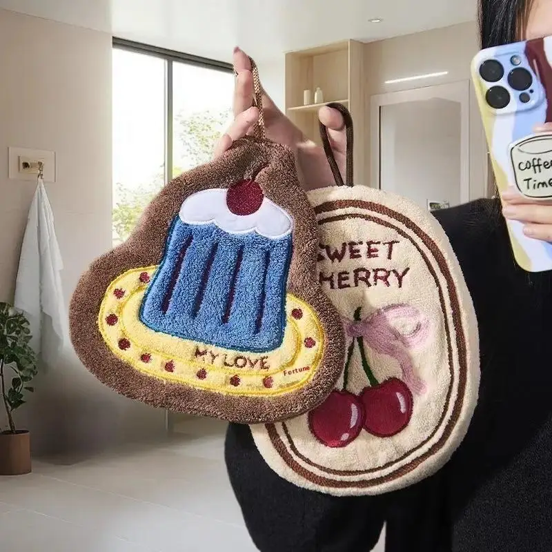 المطبخ منشفة اليد الحمام ماصة منشفة اليد الجدار شنقا القماش سميكة منديل للمطبخ منشفة اليد تنظيف الملابس