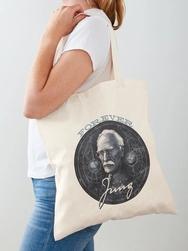 

Forever Jung - Carl Jung - Psychology, Evolution, Dreams Tote Bag custom bags Canvas bag for women Canvas shoulder bag