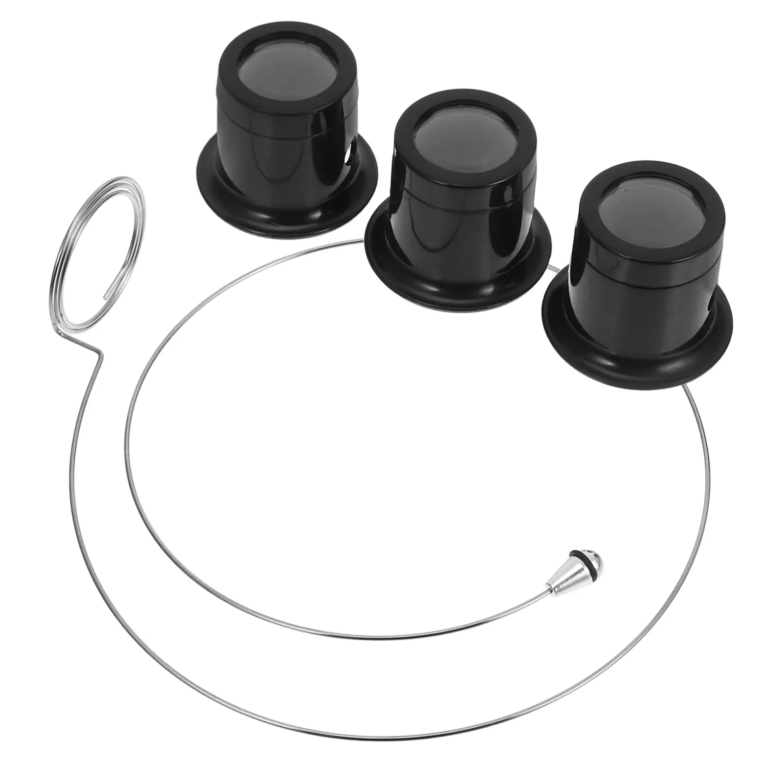 1Set Watchmaker Magnifying Glasses Eye-Clip Magnifications Clear Optical Glass Lens for Watch Repair Jewelry Craft Work