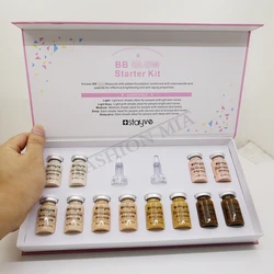 Ampoule BB Cream CC Glow Beginner Starter Kit Liquid Foundation Hyaluronic Acid Petipde Nourish Facial Skin Care Beauty