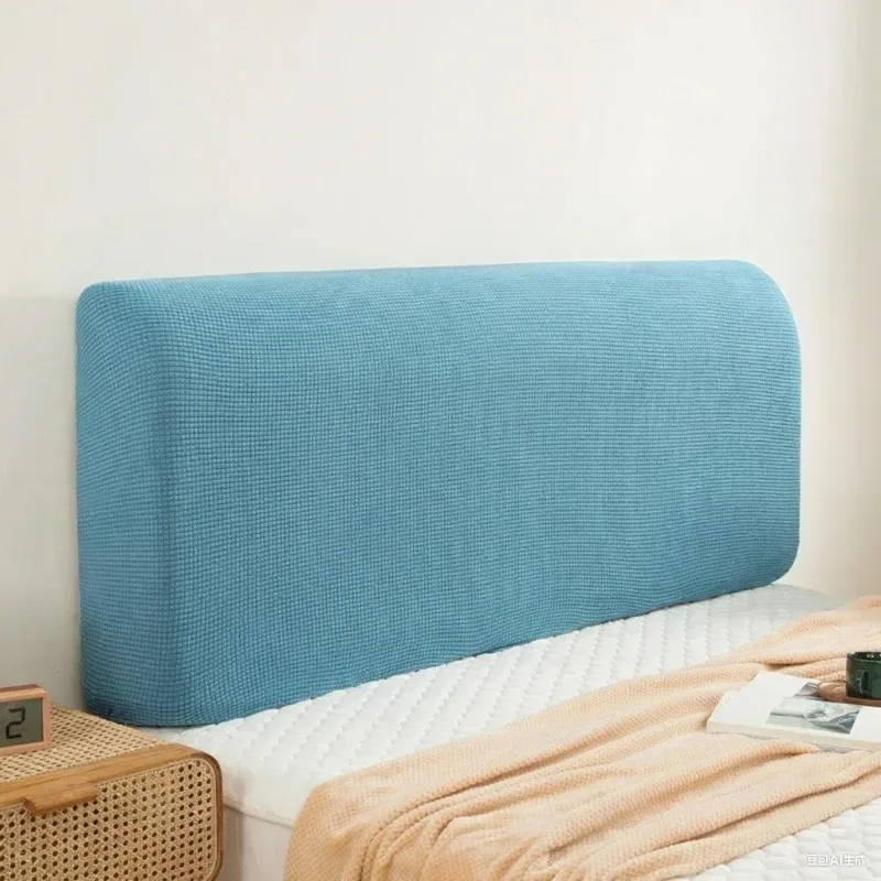 

1pcs Headboard Cover All-Inclusive Design Solid Color Elastic Protection Headboard Protection Cover for Single Double King