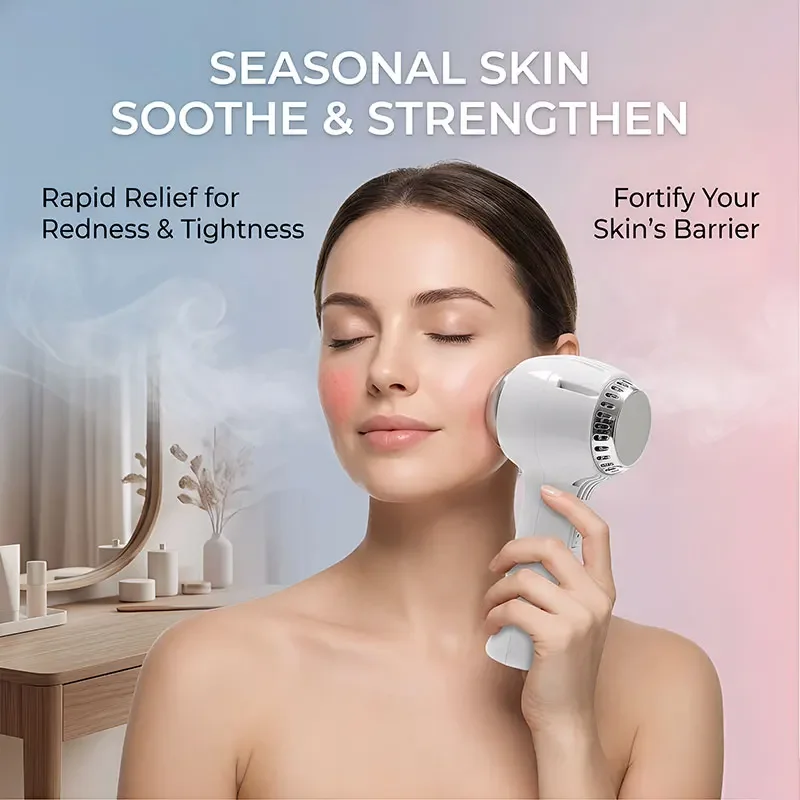 

Массажер для лица и глаз с функцией горячего и холодного воздействия, омолаживающий прибор для кожи, домашний косметический инструмент