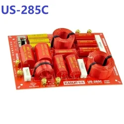 1 Pieces Kasun Red Diamond Series US-285C 2-Way High Quality Speaker Frequency Divider Audio Crossover Suggested Point 2850Hz