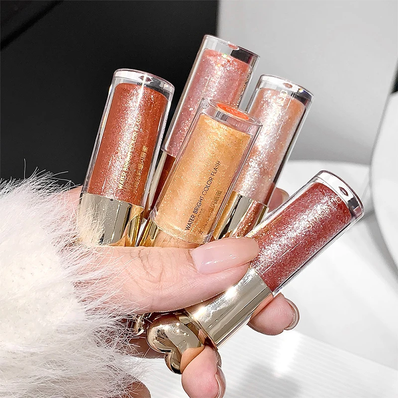 Sakinuo Hydra Bright Flash Lip Gloss Love Fine Flash Cross Border Pearl Water Beep Lip Mirror Lip Gloss