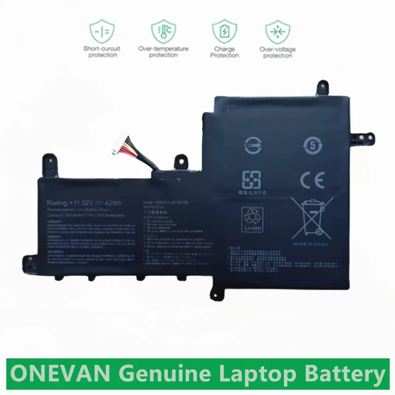 ONEVAN New B31N1729 Laptop Battery For Asus VivoBook S15 S530 K530 X530 Series S530U S530FA X530UA X530UF X530FA X530FN V530FF