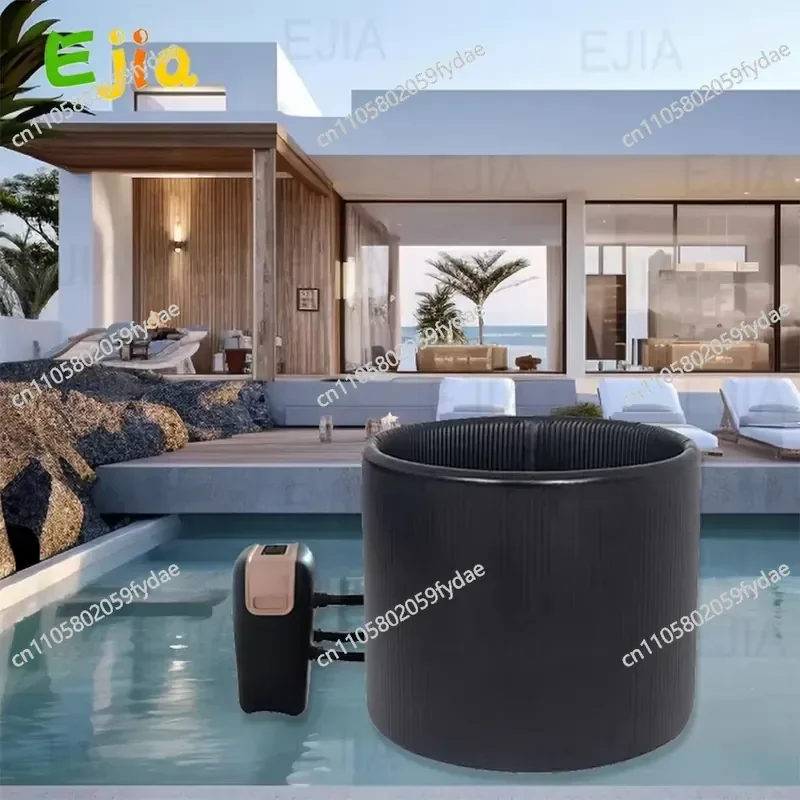 factory custom single inflatable hot tub with heater portable water drop stitching spa