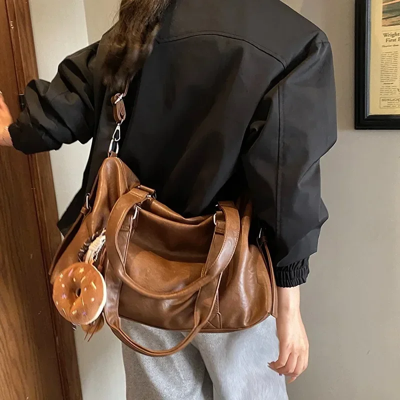 

New Korean - Style Casual Tote Bag for Women - Trendy & Cool, Large Capacity, High - Quality Texture, Shoulder/Underarm Carry