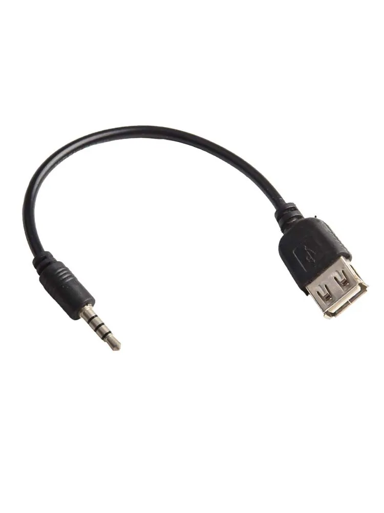 Paket isi pemasangan cepat USB Tipe A Wanita Mm pria kebanyakan mobil Monitor kecerahan kabel adaptor sebenarnya