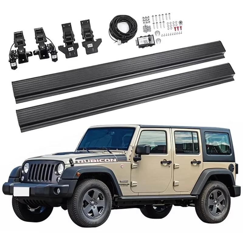 

Электрические боковые ступеньки, автоматическая электрическая подножка из алюминиевого сплава для Wrangler JK, 4-дверная 2008-2017 гг.