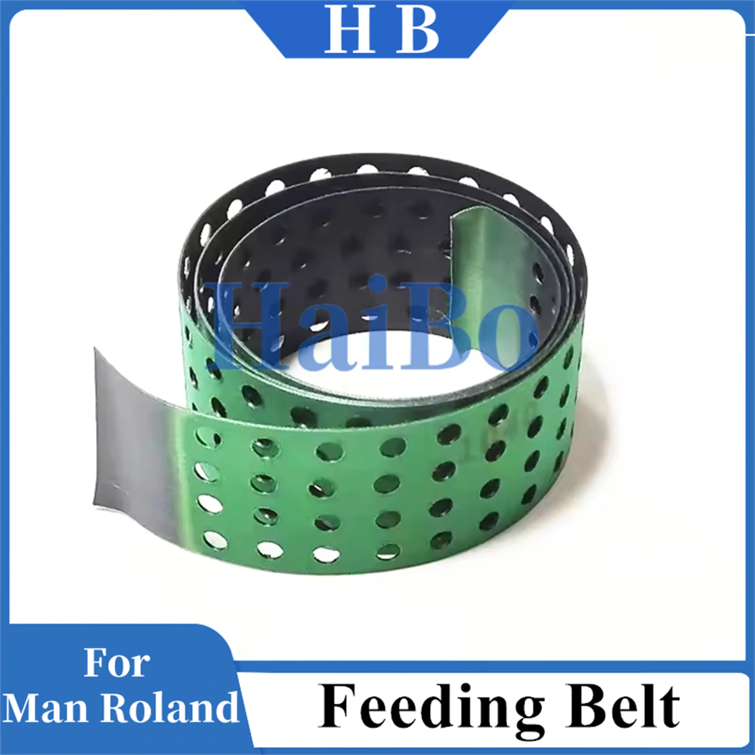 HaiBo  Best Quality 200 300 Suction Tape Conveyor Belt Paper Feeding Belt For Roland Printing Machine Parts 1815x50mm