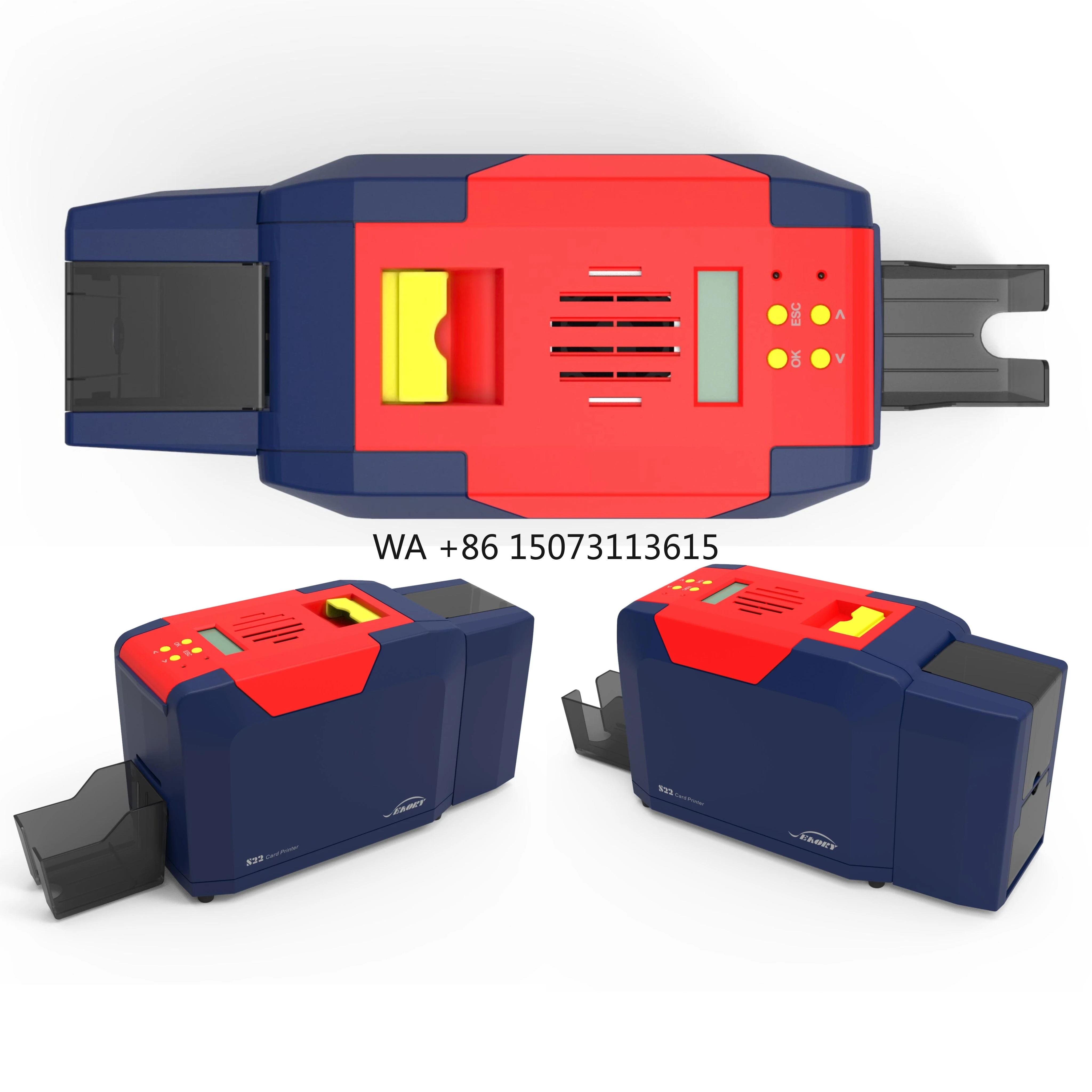 

High Quality SEAORY S22 Desktop Imprimante Dual-sided Impresora 300DPI PVC Plastic ID Card Production