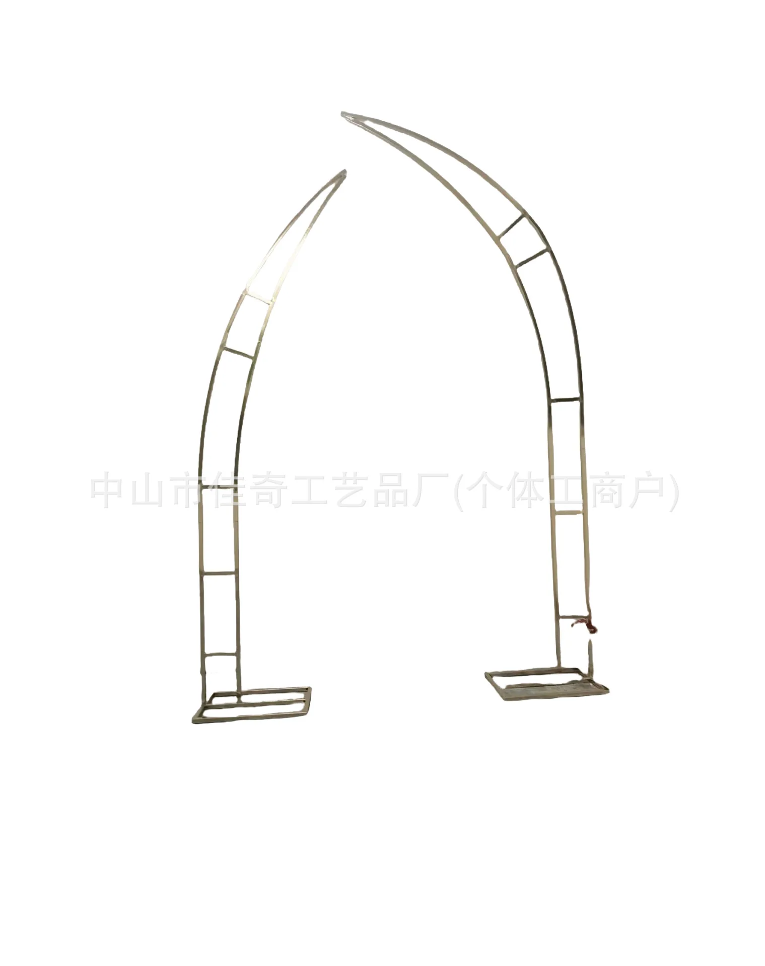 Wrought iron electroplating horns wedding scene arrangement ivory door horns door background screen wedding props wedding