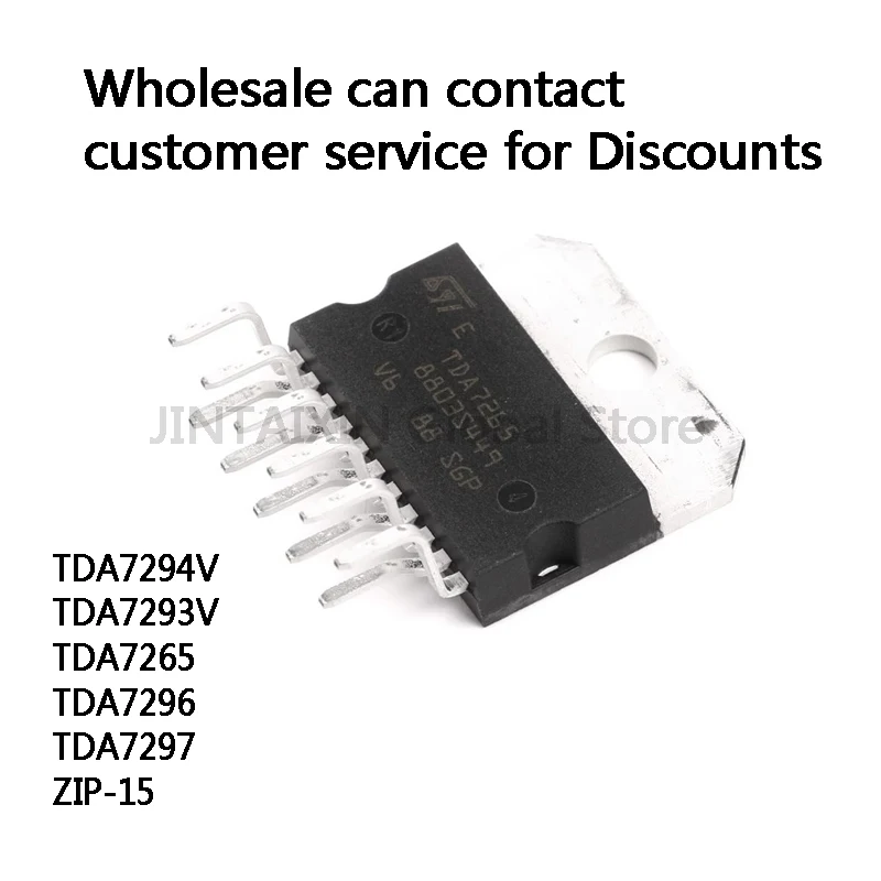 1Piece TDA7294V TDA7293V TDA7265 TDA7296 TDA7297 ZIP-15 IC Chip In Stock Wholesale