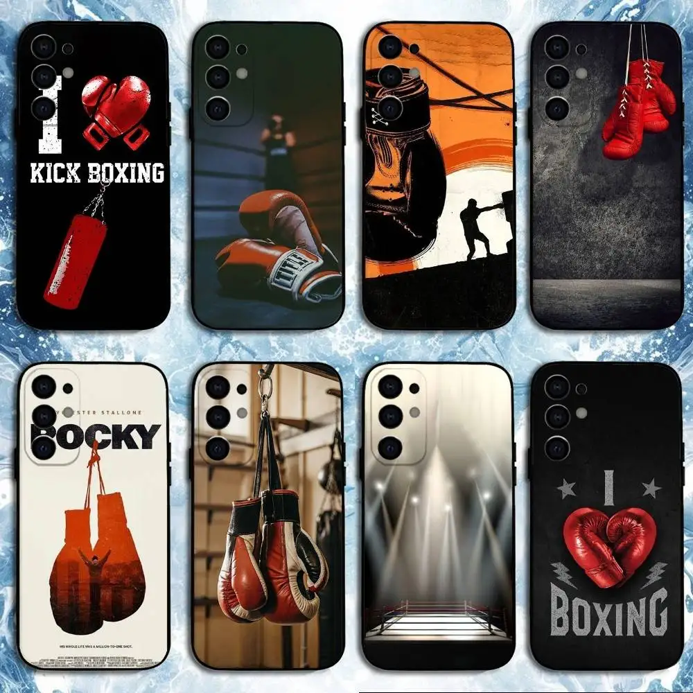 

Cool Boxing Sport Phone Case For Samsung S25,S24,S23,S22,S21,S20,Plus,Fe,Lite,Others Black Cover