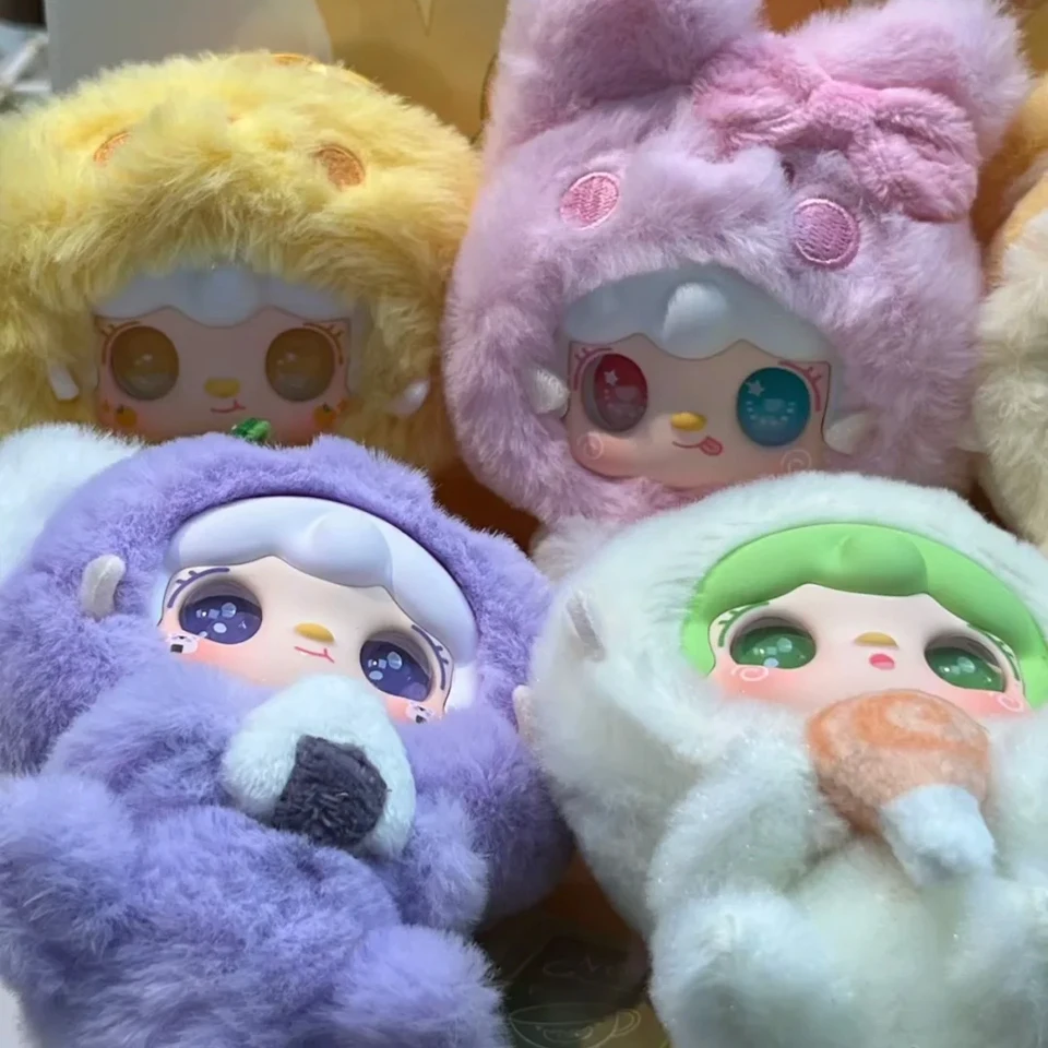 Genuino Yooki oxígeno diez generaciones abrazo Gourmet restaurante caja ciega bolsa de felpa colgante lindo llavero de muñeca chica regalo de Navidad