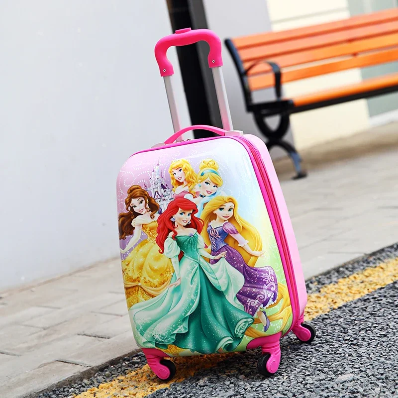 Disney Kids trolley luggage cartoon children\'s suitcase with wheels cute lovely kids luggage for girls boys gift rolling luggage