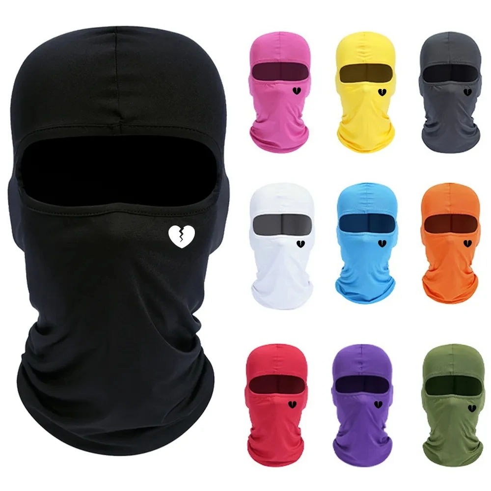 Mens Cycling Cap Balaclava Full Face Ski Mask Hood Hiking Camping Hunting Tactical Military Airsoft Cap Bike Hats Neck Gaiter