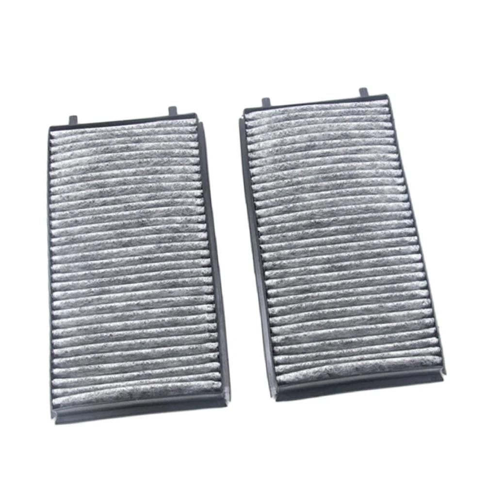 2Pcs Auto Activated Cabin Air Conditioning Filter For BMW ALPINA B7 (E65) 2003-2008  64116921019 64111692019