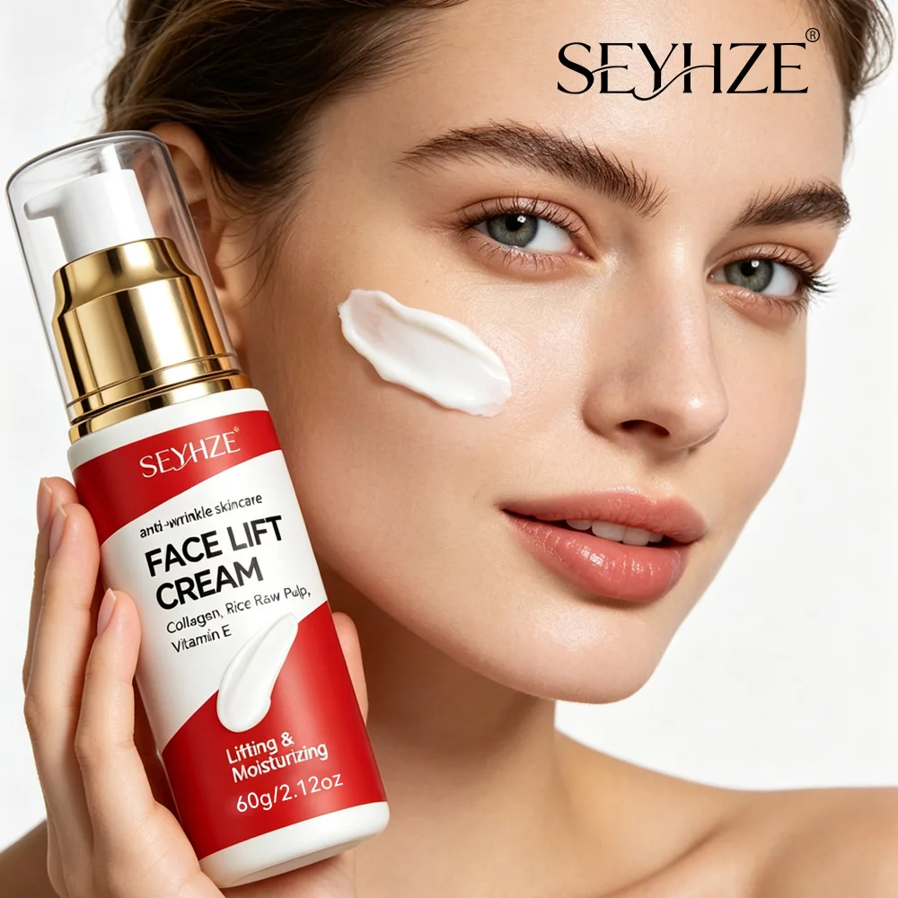 SEYHZE Anti-Aging Moisturizing Cream with Collagen Retinol Niacinamide Ceramides Aloe & Echinacea Brightening & Firming for Sens