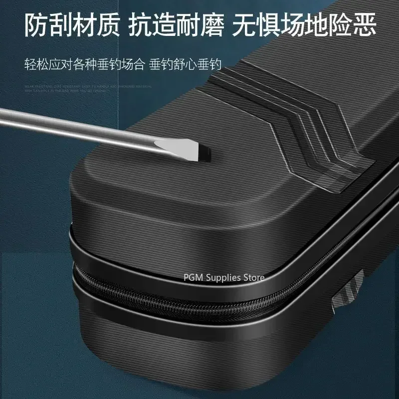 Fishing Gear Bag Waterproof Fishing Rod Bag Portable Hard Shell Rure-Rod Bag Portable Storage Outdoor Fishing