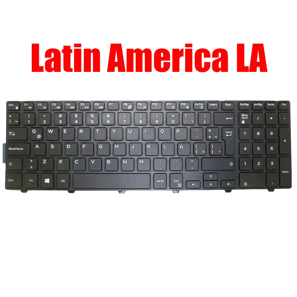 

Latin America LA Keyboard For DELL For Inspiron 5542 5543 5545 5547 5548 5551 5552 5555 5557 5558 5559 5566 5576 5577 7557 7559