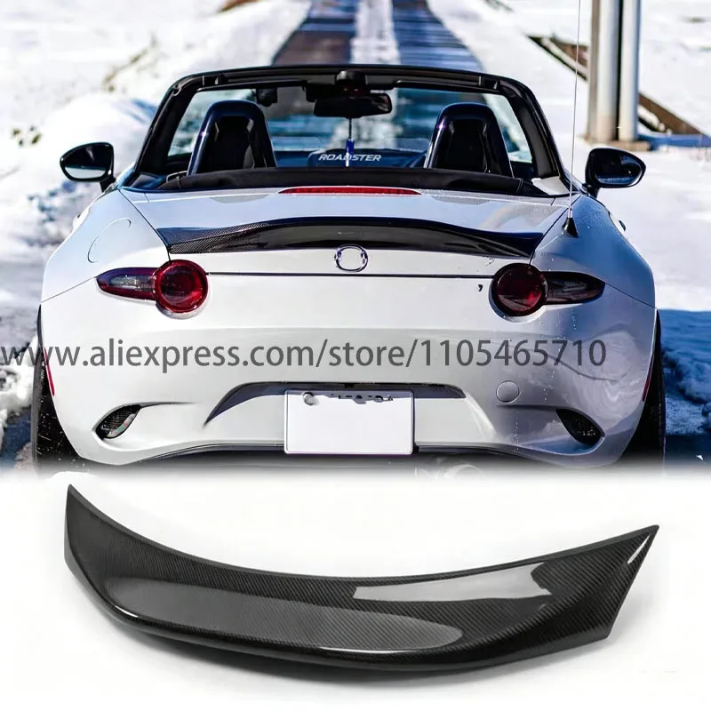 For Mazda MX-5 2016-2025, LMS Style Rear Spoiler, Tail Wing, Car Exterior Modification Parts