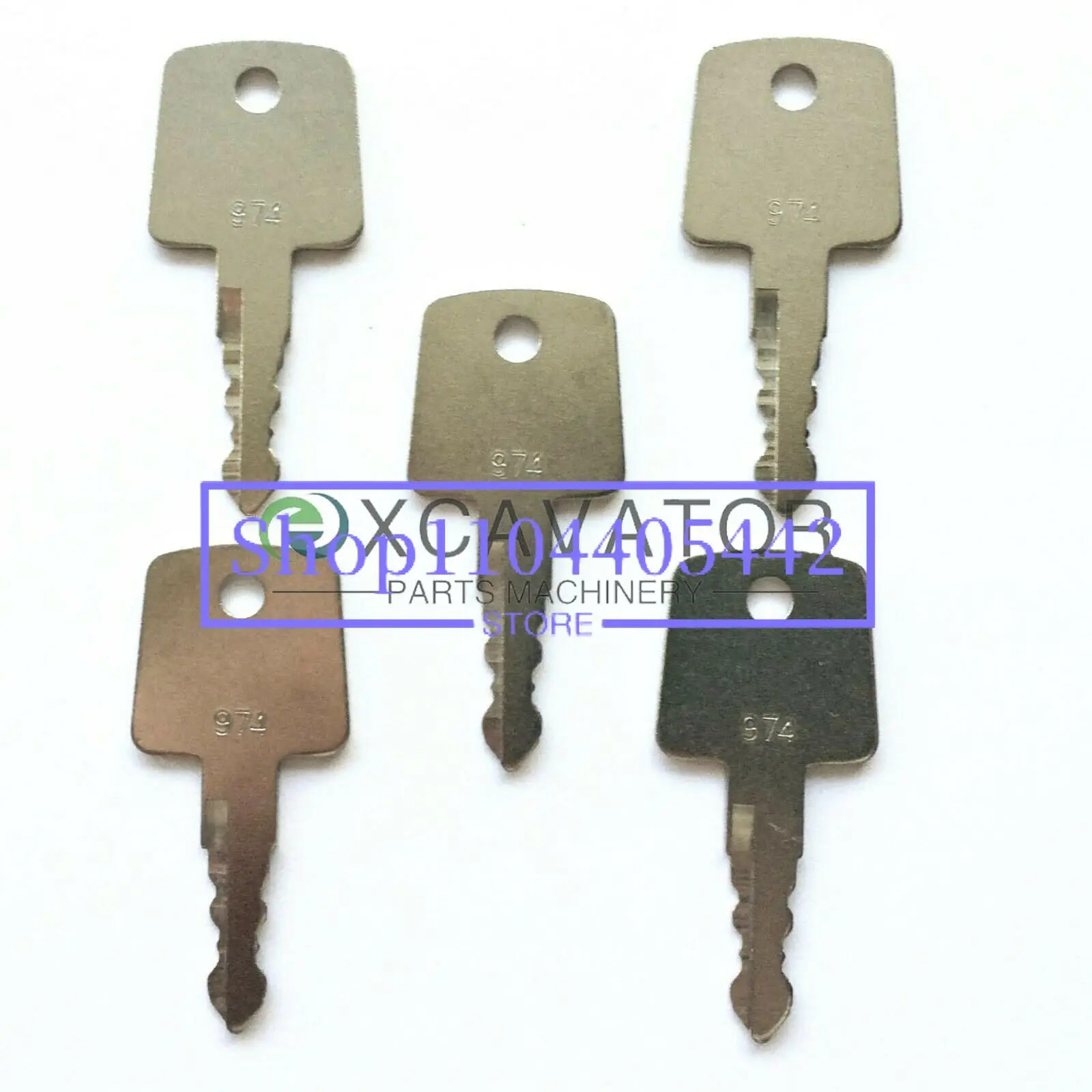 Heavy Equipment Asphalt Roller Key 974 10pc Sakai Roller Ignition Keys