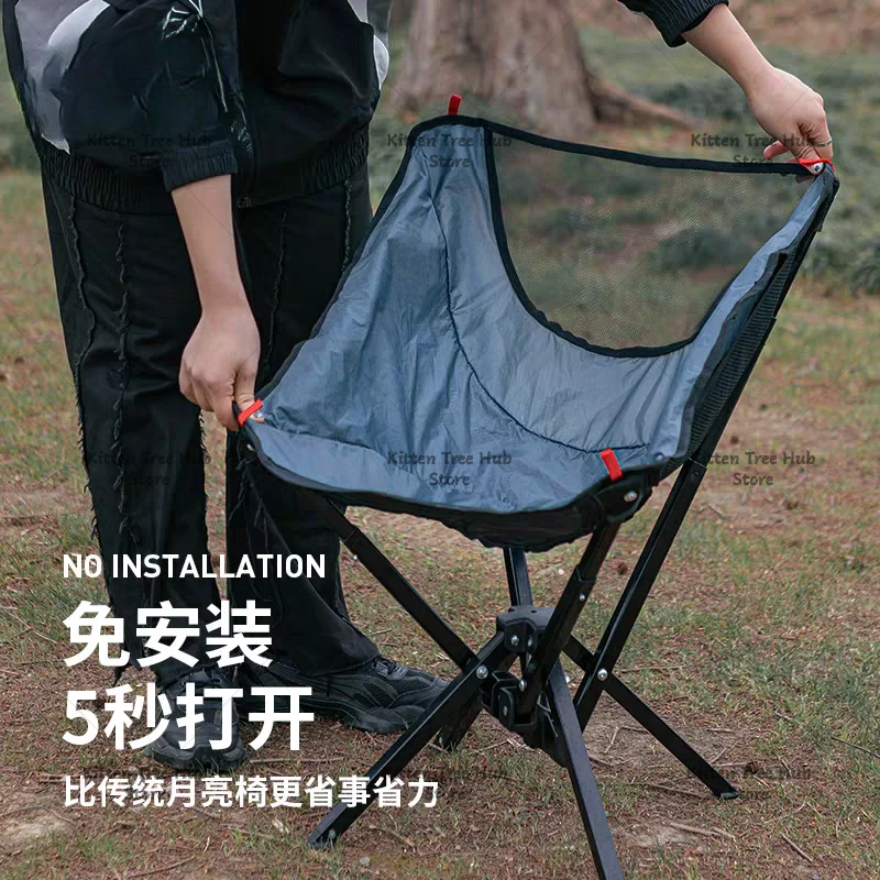Lightweight Compact Folding Camping Chair for Adults, Portable Easy Set Up High Quality Outdoor Seat for Hiking & Camping