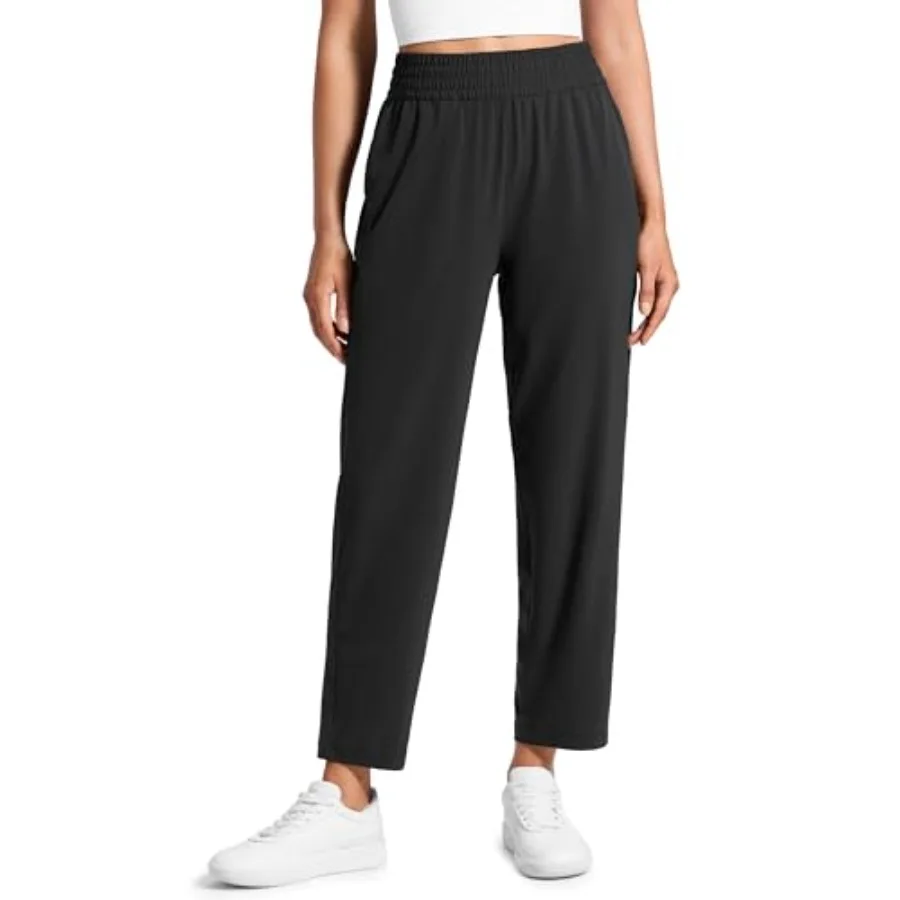 CRZ YOGA Lightweight Drapey Tapered Ankle Pants for Women 27