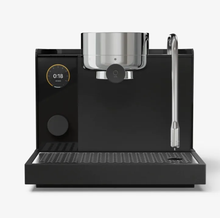 Automatic brewing of coffee machine Proportional temperature controlled extraction
