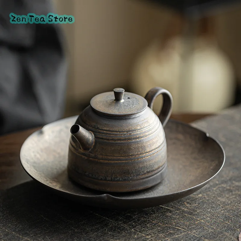 

Hand-made Juyuan Teapot Household Ceramic Retro Teapot Pot Bearing Kung Fu Tea Set Tea Pot Single Pot