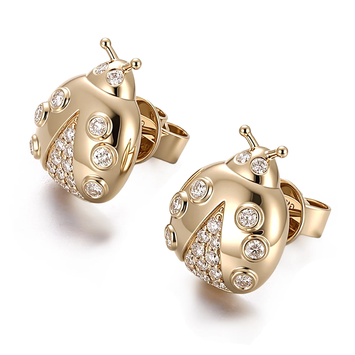 

Provence Jewelry 14k Gold earrings Lab Grown Diamonds with Round Cut For Women Party Wedding Anniversary Fashion Jewelry Gift