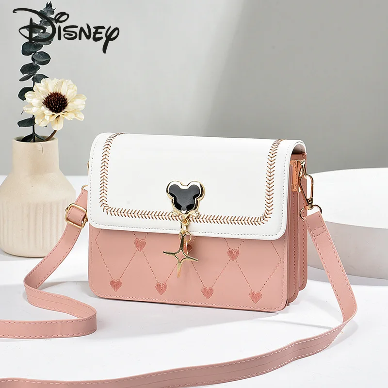 Borsa a tracolla da donna nuova Disney Mickey borsa da donna alla moda di alta qualità borsa da pendolare per ragazze avanzata e Versatile