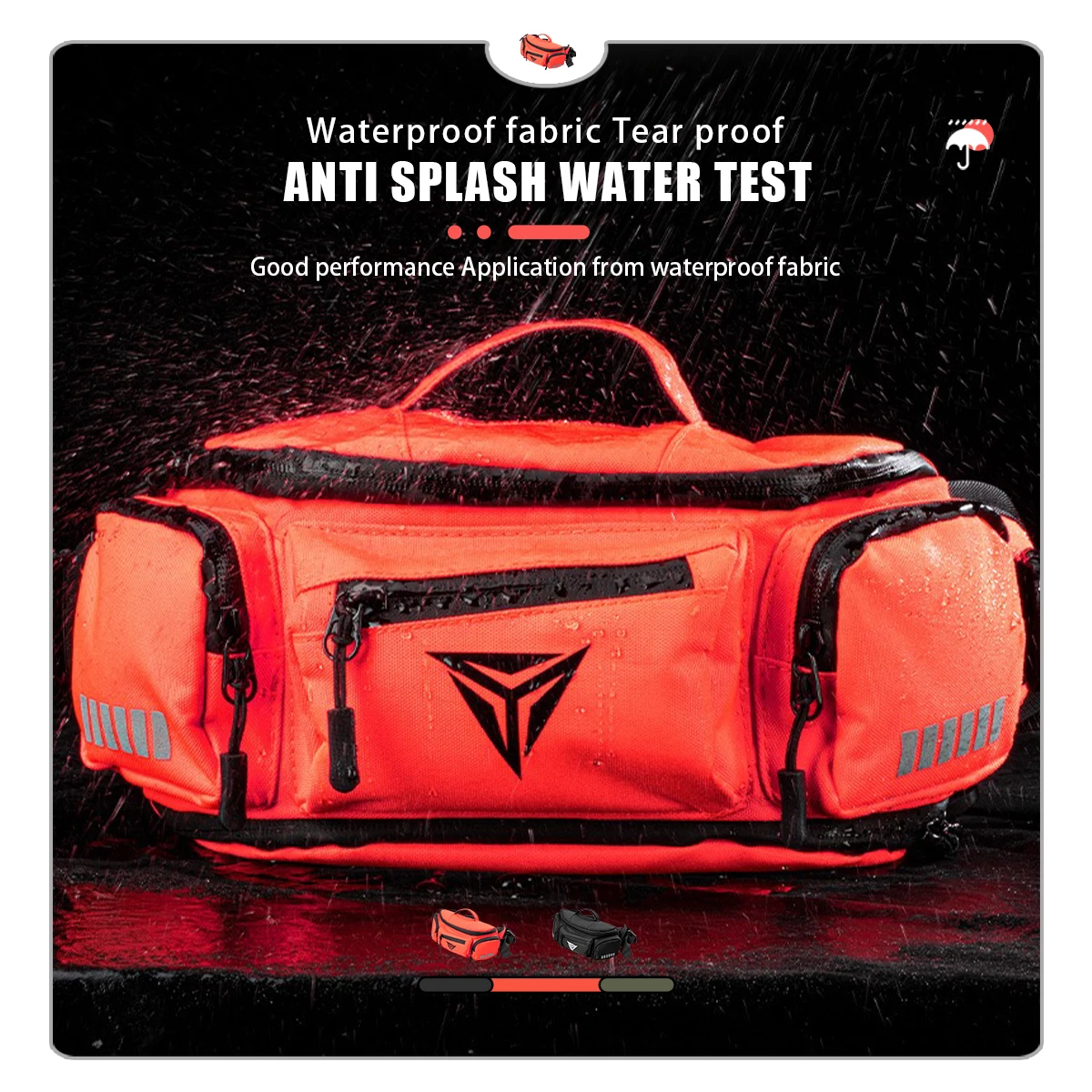 Motorrad Hüft tasche Outdoor Sport Gürtel Hüft bum Taschen wasserdichte Motorrad taktische Reise Handy Geldbörse Gürtel tasche – Detail 9