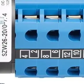 48x48mm 8 Position 4 Section Rotary Cam Changeover Switch AC440V DC240V 20A For Industrial Power System Control Electrical Equip
