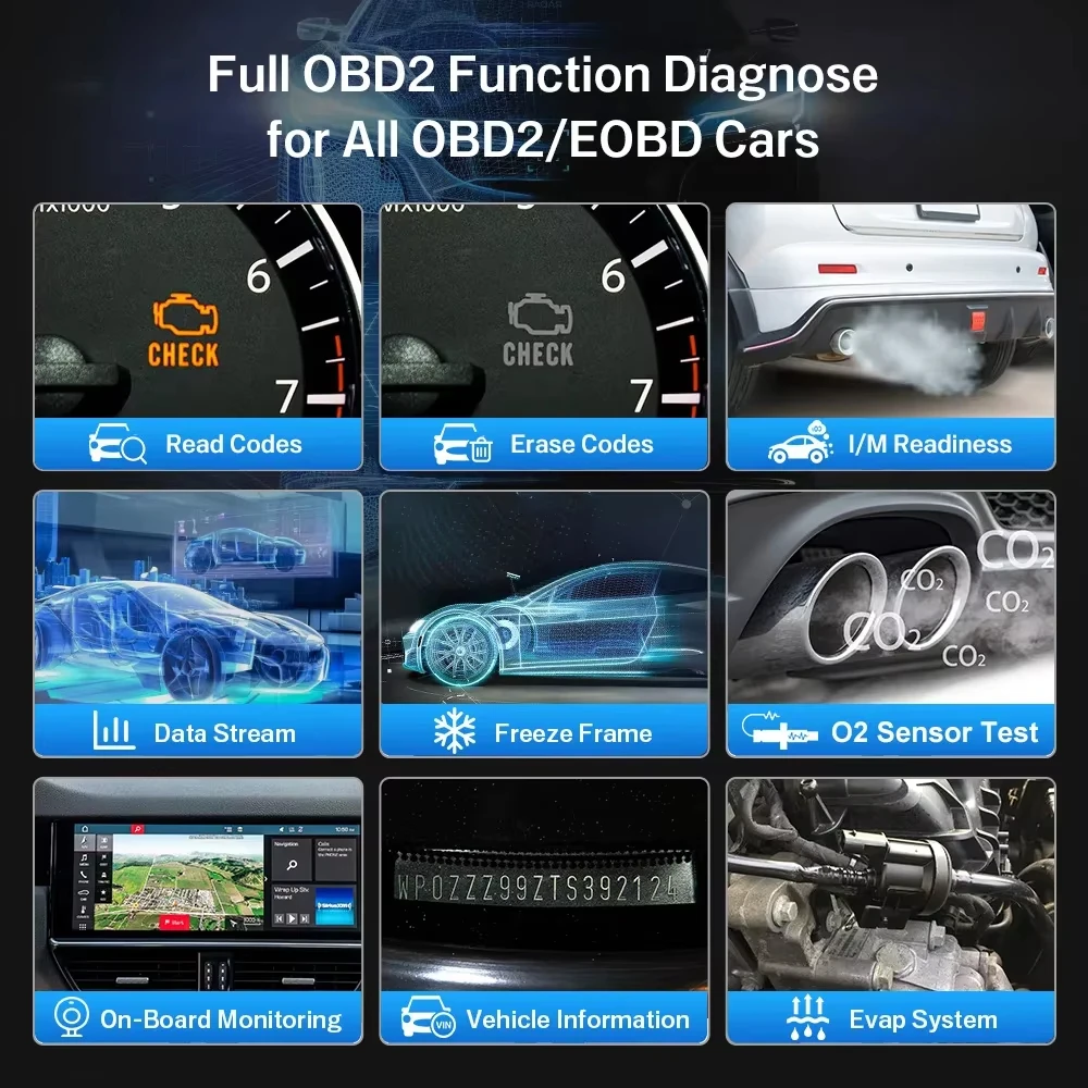 Obrázek 6: Konnwei KDIAG plný systém auto skener resetovat sas EPB obsluha ecu programátor doživotní volný obd2 auto diagnostické nářadí pk thinkdiag